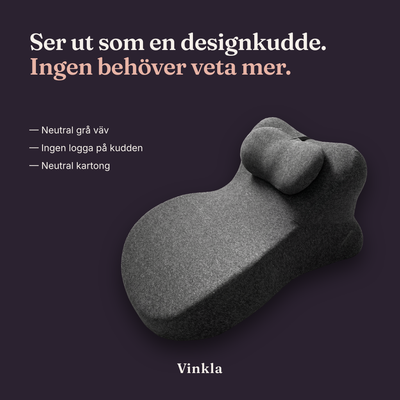 Diskret design – ser ut som en vanlig kudde